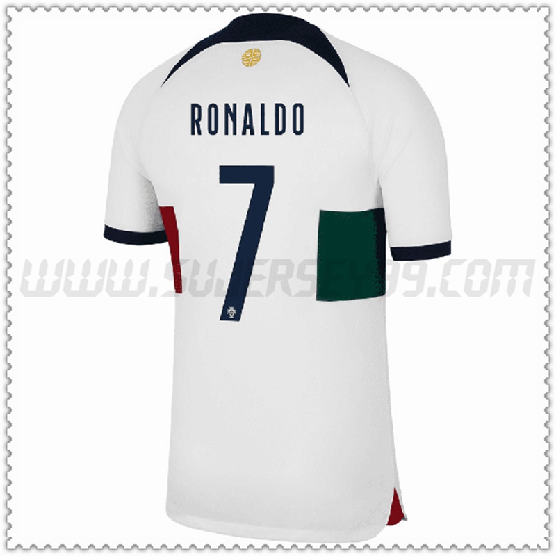 Segunda Camiseta Equipo Portugal RONALDO #7 2022 2023