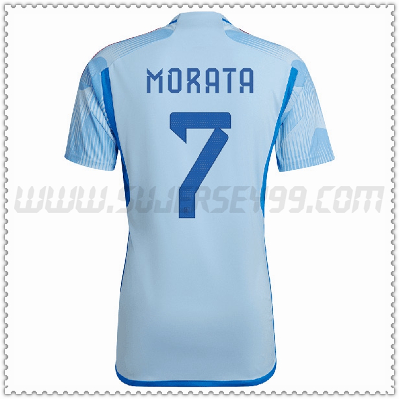 Segunda Camiseta Equipo España MORATA #7 2022 2023