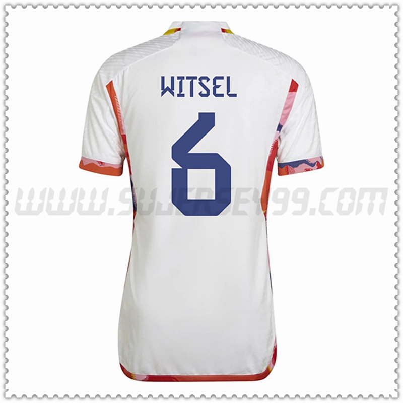 Segunda Camiseta Equipo Bélgica WITSEL #6 2022 2023