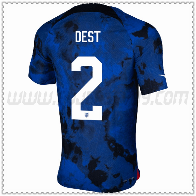 Segunda Camiseta Equipo Estados Unidos DEST #2 2022 2023