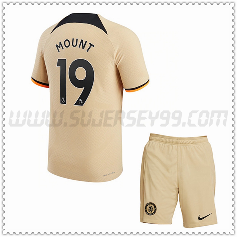 Equipacion del FC Chelsea MOUNT #19 Ninos 2022 2023