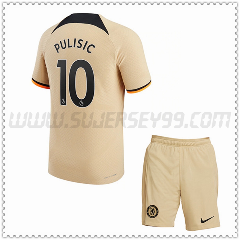 Equipacion del FC Chelsea PULISIC #10 Ninos 2022 2023