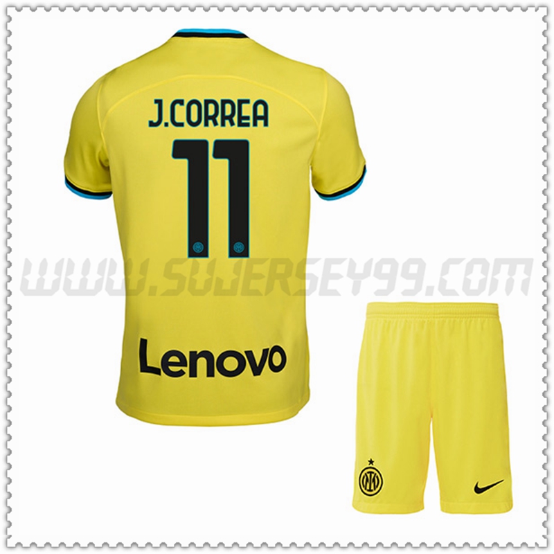 Equipacion del Inter Milan J.CORREA #11 Ninos 2022 2023