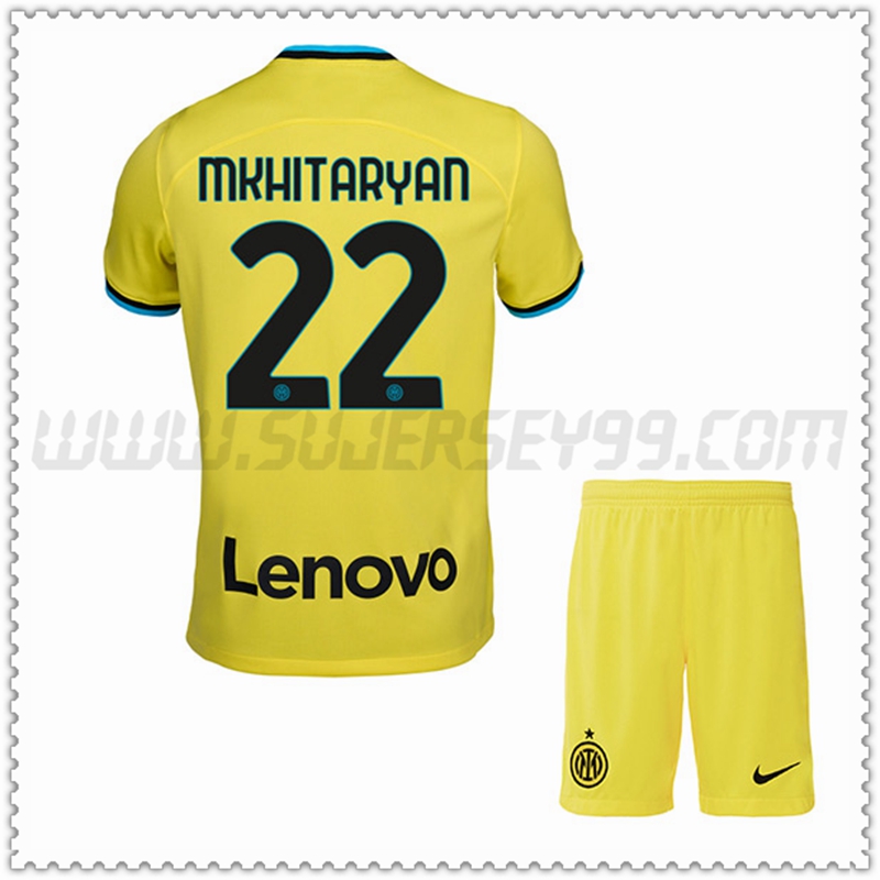 Equipacion del Inter Milan MKHITARYAN #22 Ninos 2022 2023