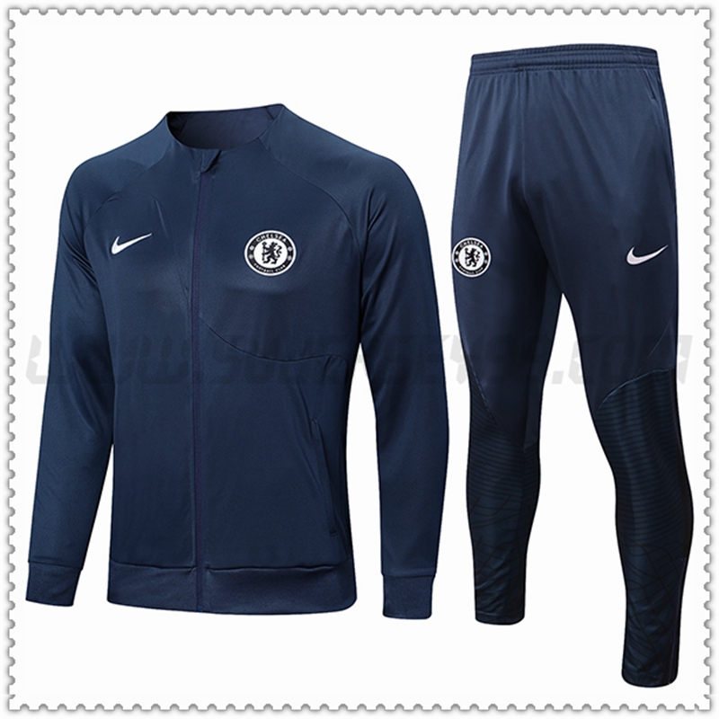 Chaqueta Chandal Futbol FC Chelsea Azul Marino 2022 2023