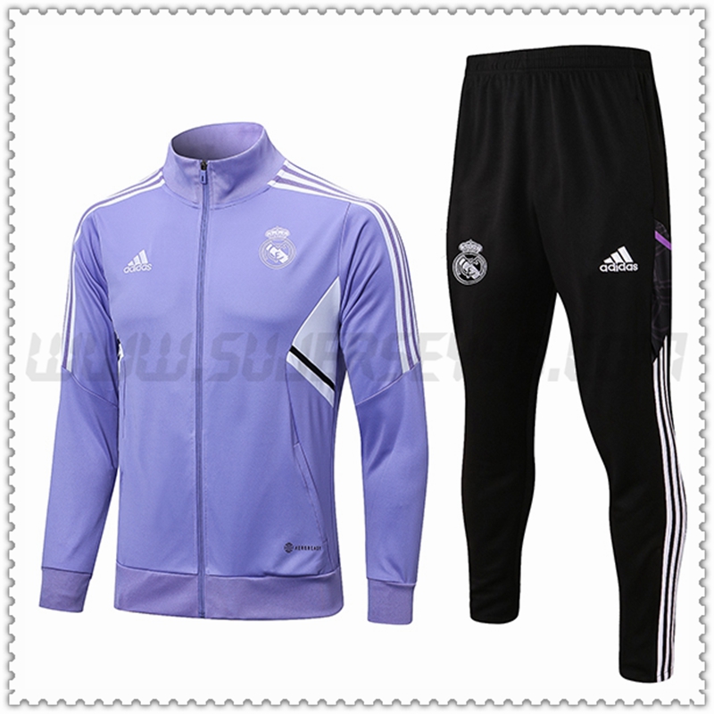 Chaqueta Chandal Futbol Real Madrid Púrpura 2022 2023