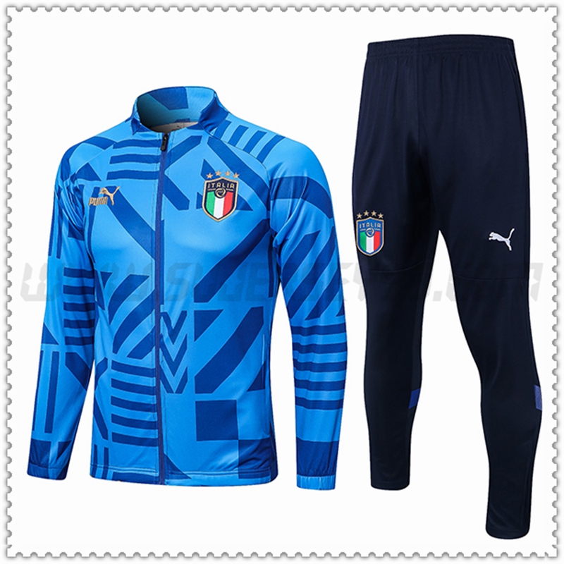 Chaqueta Chandal Futbol Italia Azul 2022 2023