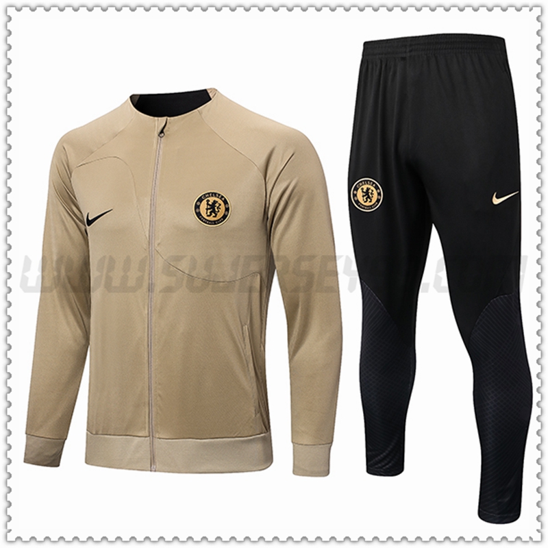 Chaqueta Chandal Futbol FC Chelsea Amarillo 2022 2023