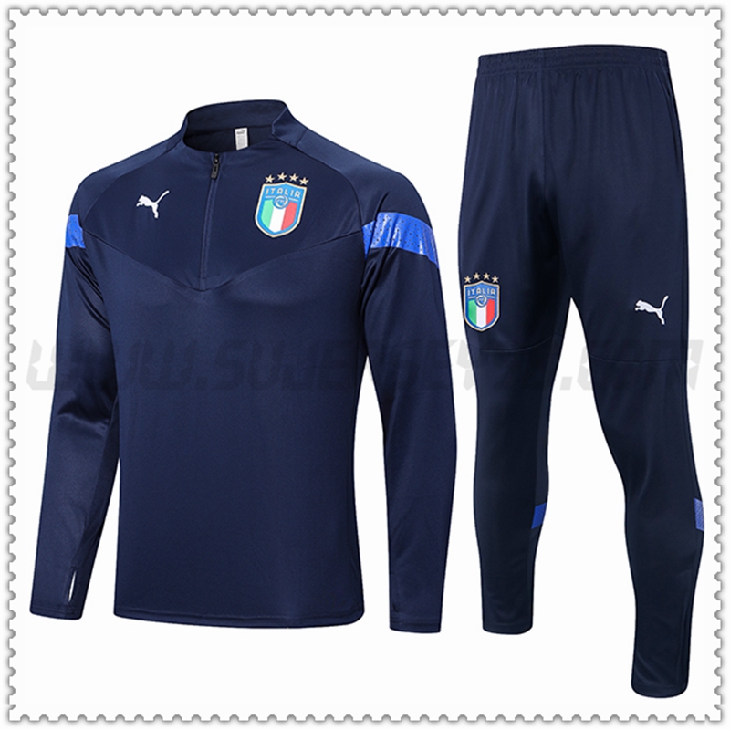 Chandal Futbol Italia Azul Marino 2022 2023