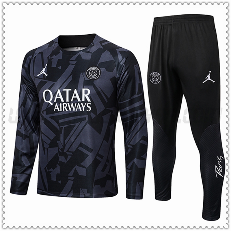 Chandal Futbol Jordan PSG Gris Oscuro 2022 2023