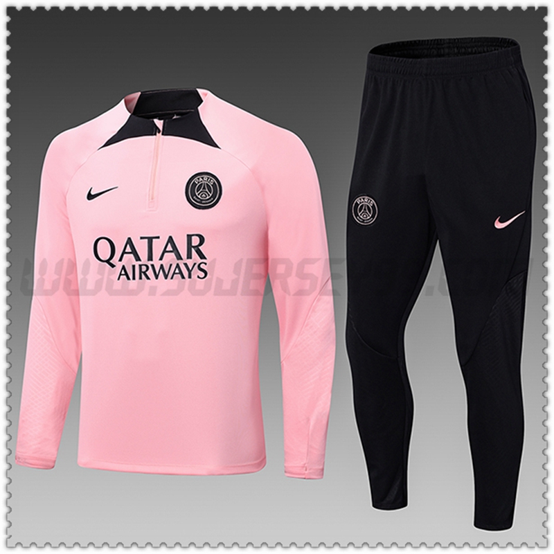 Chandal Futbol PSG Ninos Rosa 2022 2023