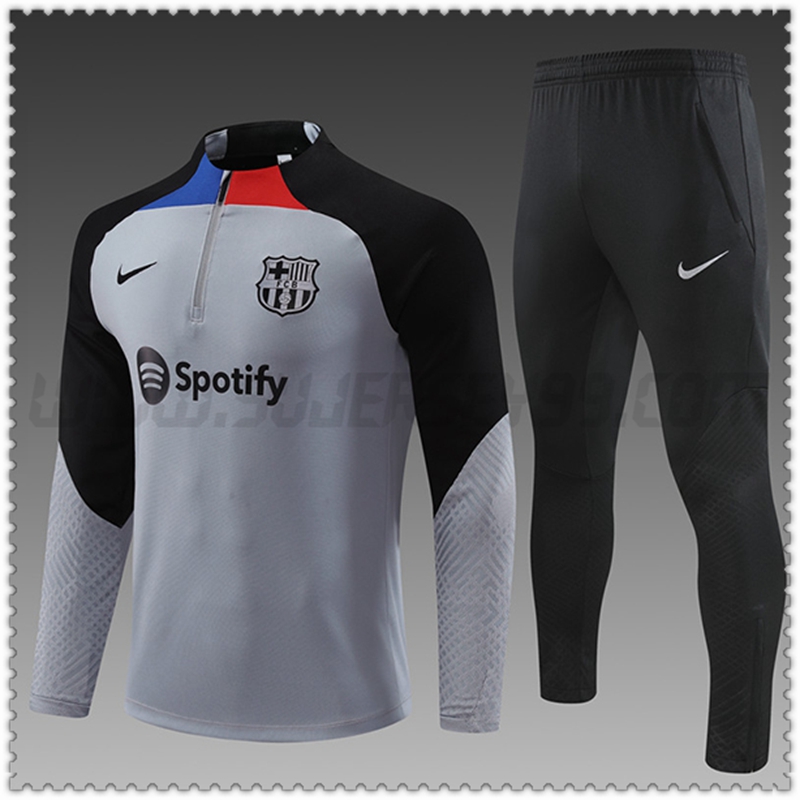 Chandal Futbol FC Barcelona Ninos Gris 2022 2023