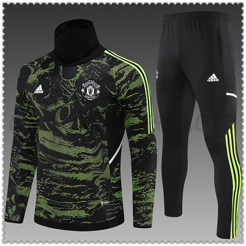 Chandal Futbol Manchester United Ninos Gris Oscuro 2022 2023