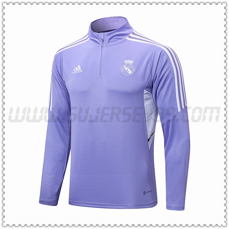 Sudadera Entrenamiento Real Madrid Púrpura 2022 2023