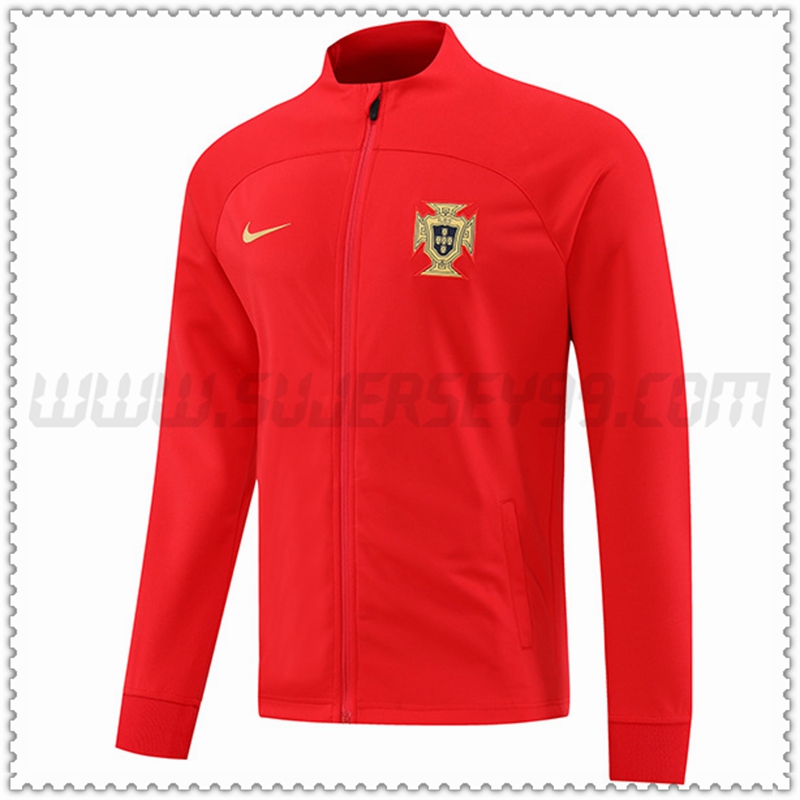 Chaqueta Futbol Portugal Rojo 2022 2023