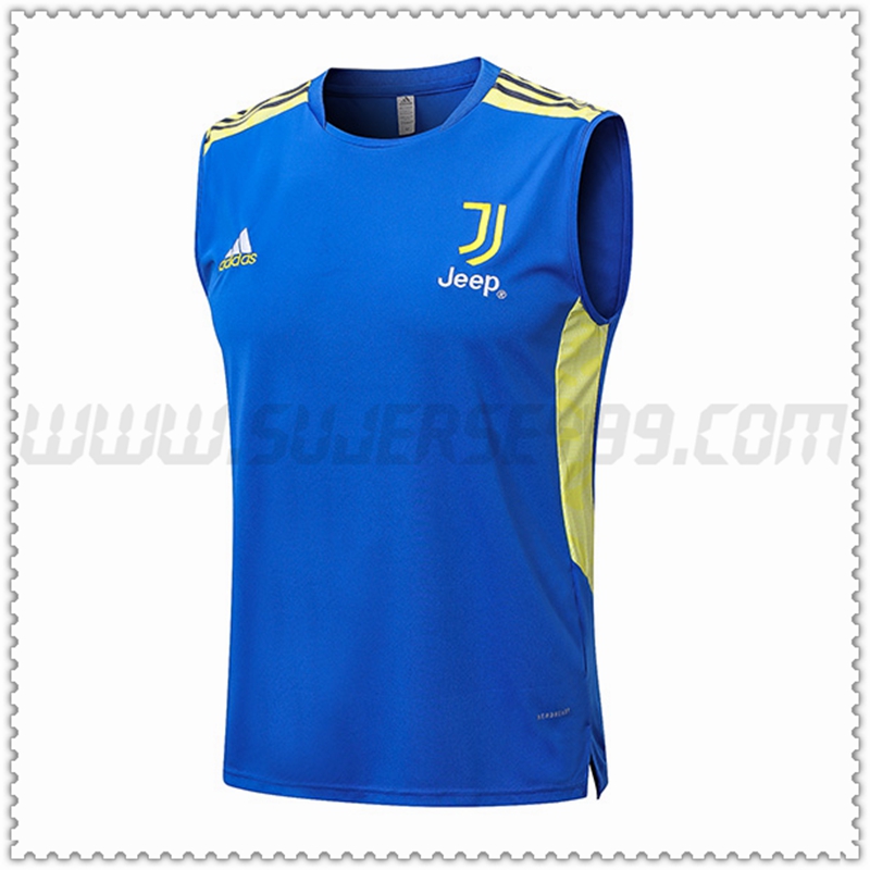 Camiseta Entrenamiento Sin Mangas Juventus Azul 2022 2023