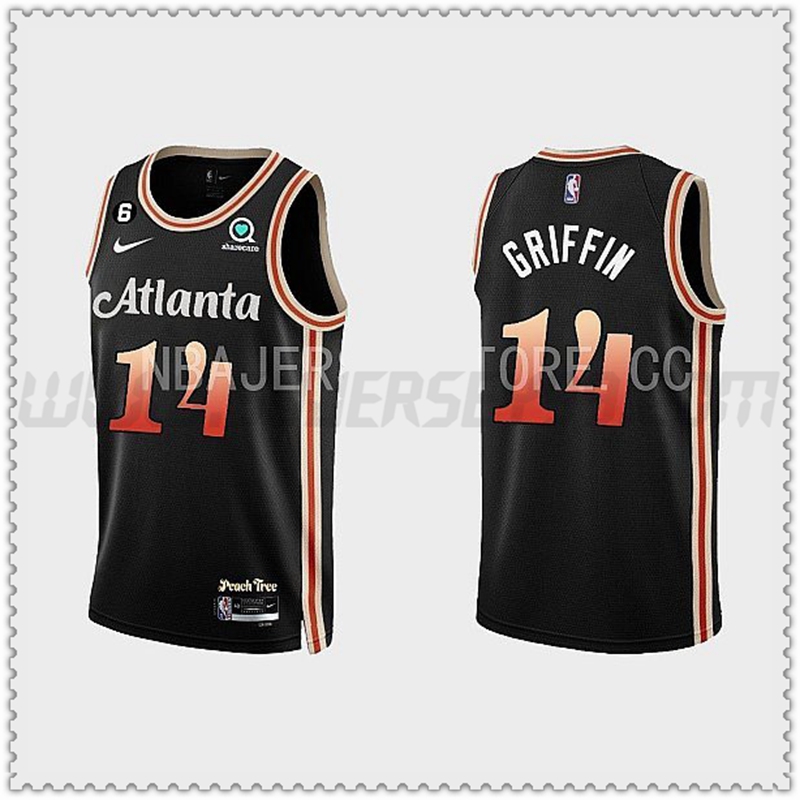 Camiseta Atlanta Hawks (GRIFFIN #14) 202022 2023 Negro