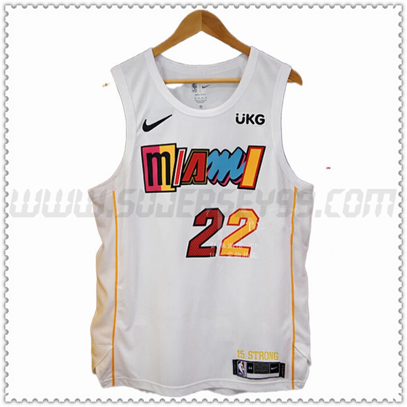 Camiseta Miami Heat (BUTLER #22) 202022 2023 Blanco