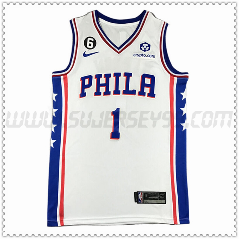 Camiseta Philadelphia 76ers (HARDEN #1) 202022 2023 Blanco