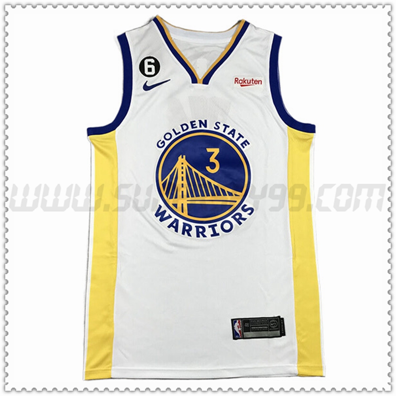 Camiseta Golden State Warriors (POOLE #3) 202022 2023 Blanco