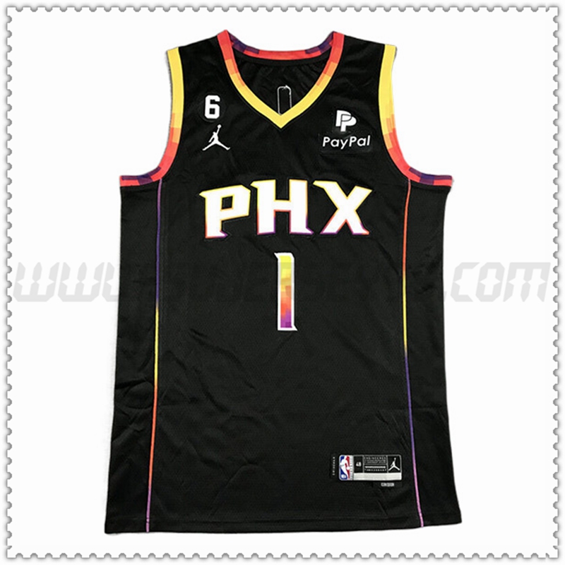 Camiseta Phoenix Suns (BOOKER #1) 202022 2023 Negro