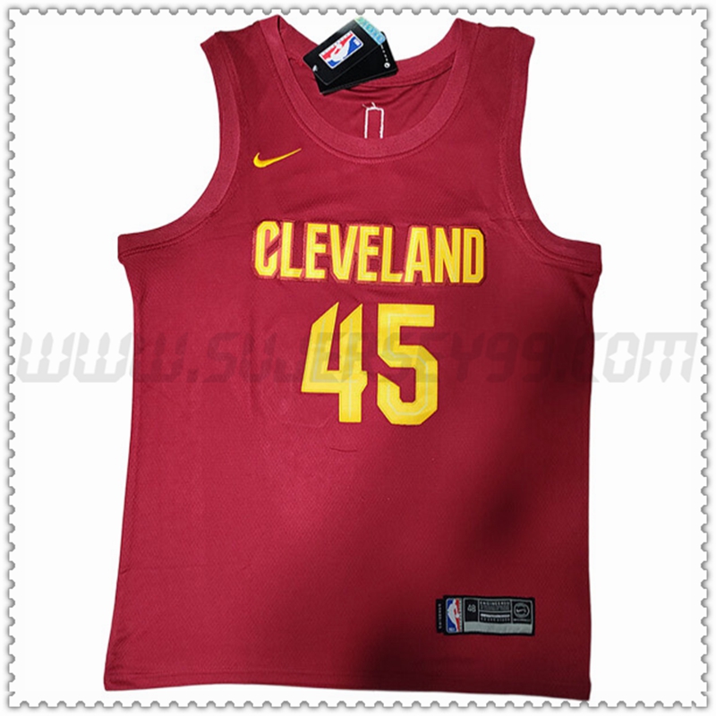 Camiseta Cleveland Cavaliers (MITCHELL #45) 202022 2023 Rojo