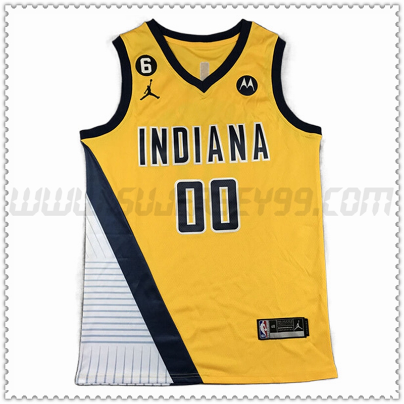 Camiseta Indiana Pacers (MATHURIN #00) 202022 2023 Amarillo