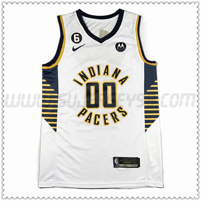 Camiseta Indiana Pacers (MATHURIN #00) 202022 2023 Blanco