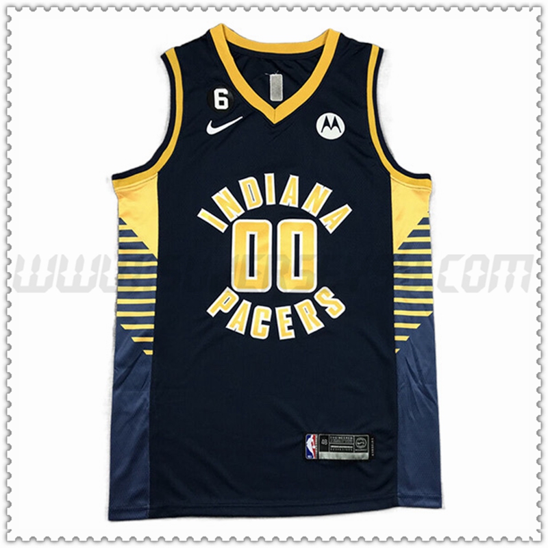 Camiseta Indiana Pacers (MATHURIN #00) 202022 2023 Negro