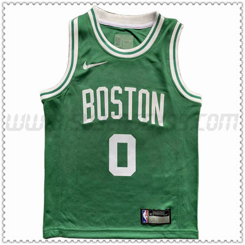 Camiseta Boston Celtics (TATUM #0) 202022 2023 Verde