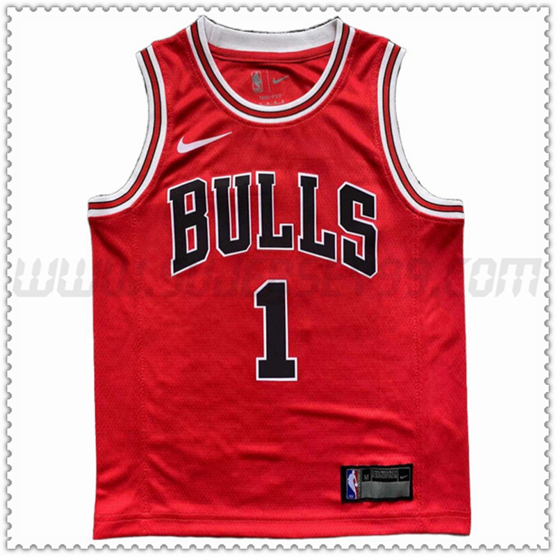 Camiseta Chicago Bulls (Rosa #1) 202022 2023 Rojo