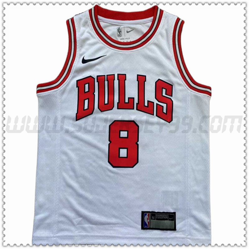 Camiseta Chicago Bulls (LAVINE #8) 202022 2023 Blanco