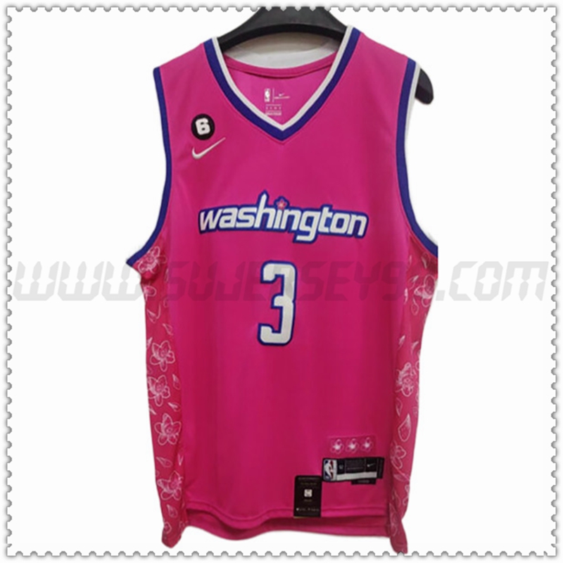 Camiseta Washington Wizards (BEAL #3) 202022 2023 Rosa