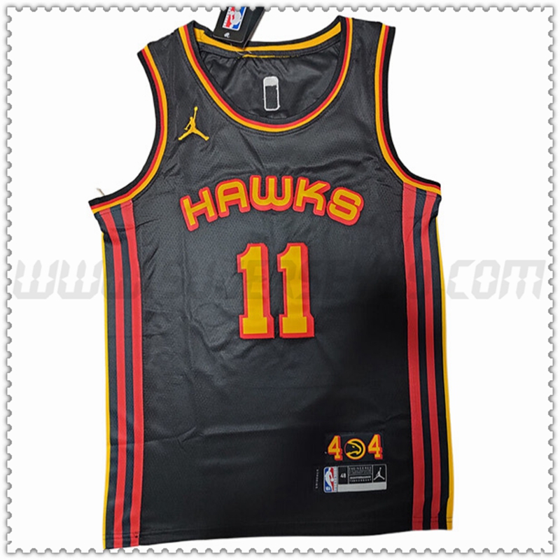 Camiseta Atlanta Hawks (YOUNG #11) 202022 2023 Negro