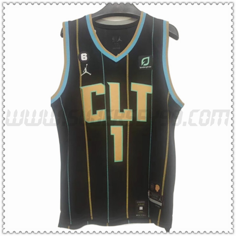 Camiseta Charlotte Hornets (BALL #1) 202022 2023 Rojo