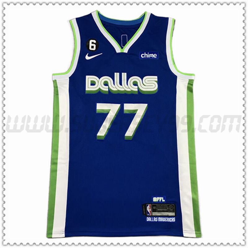 Camiseta Dallas Mavericks (DONČIĆ #77) 202022 2023 Azul