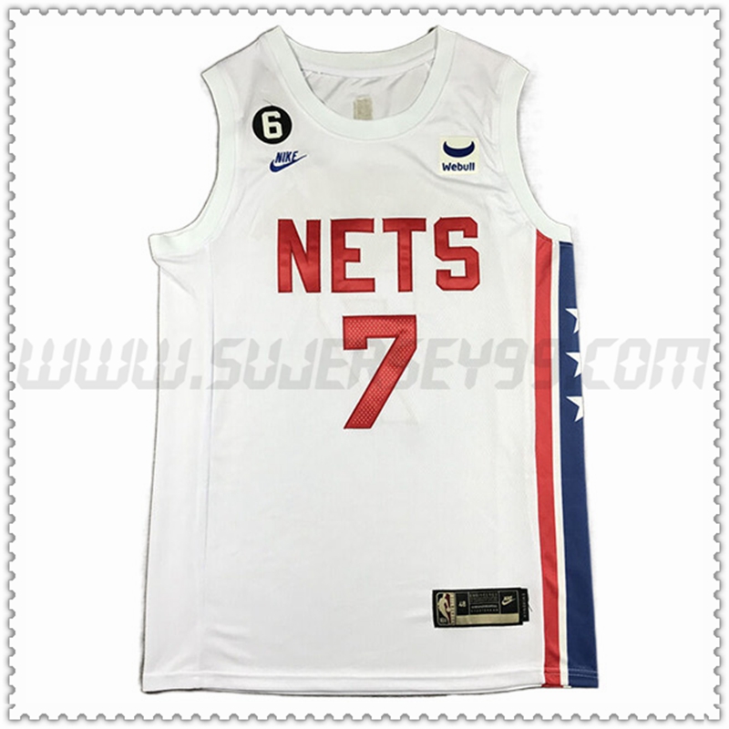 Camiseta Brooklyn Nets (DURANT #7) 202022 2023 Blanco