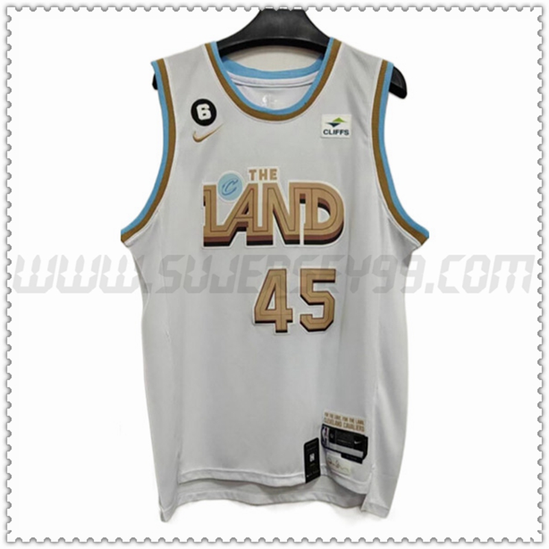 Camiseta Cleveland Cavaliers (MITCHELL #45) 202022 2023 Blanco