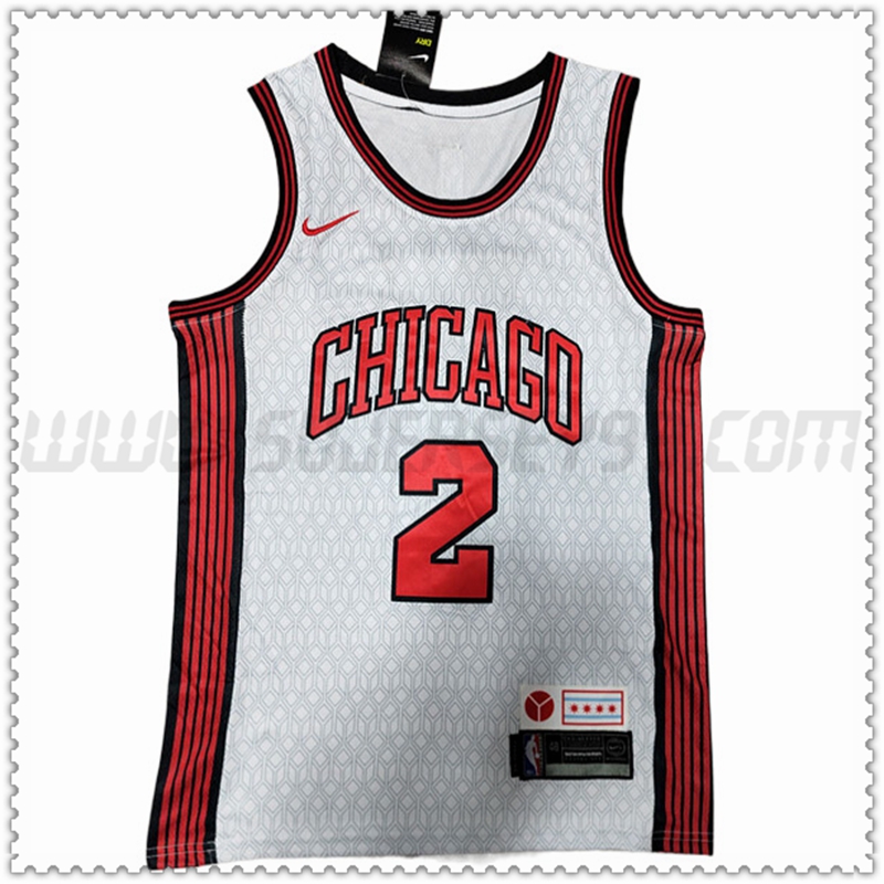 Camiseta Chicago Bulls (BALL #7) 202022 2023 Blanco