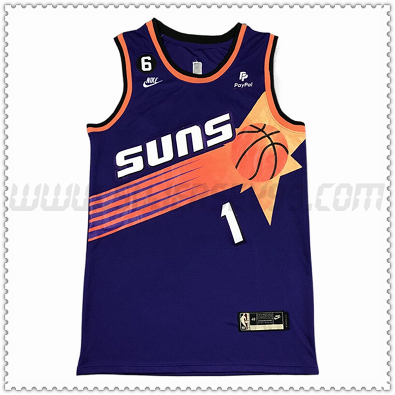 Camiseta Phoenix Suns (BOOKER #1) 202022 2023 Púrpura