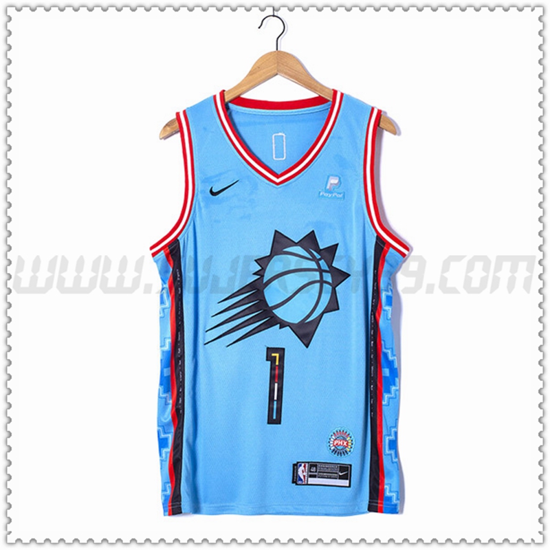 Camiseta Phoenix Suns (BOOKER #1) 202022 2023 Azul