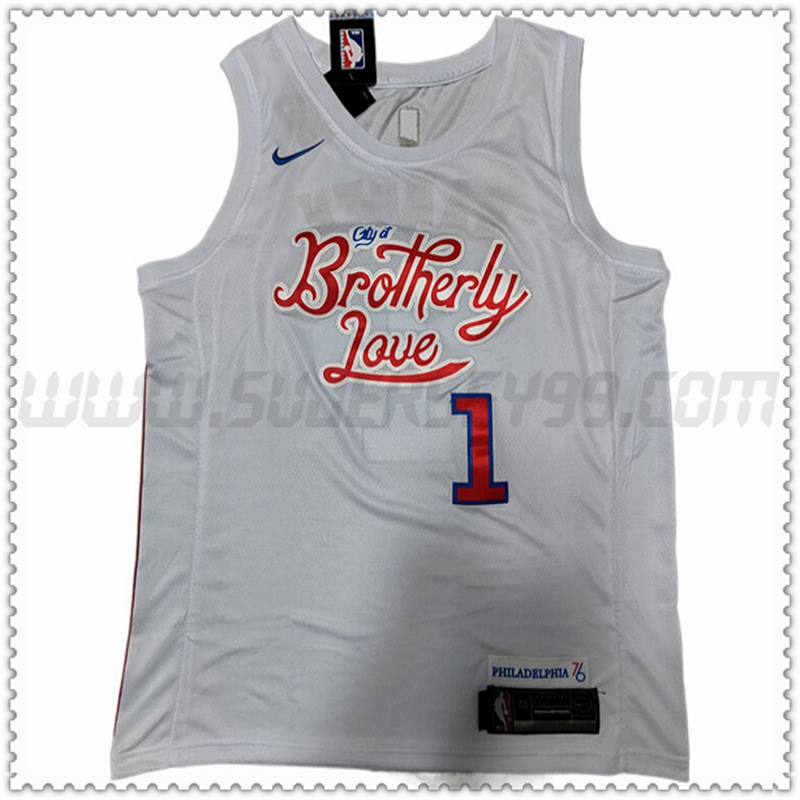 Camiseta Philadelphia 76ers (HARDEN #1) 202022 2023 Blanco