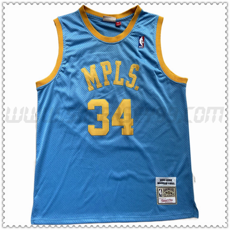 Camiseta Los Angeles Lakers (BRYANT #34) 202022 2023 Azul claro