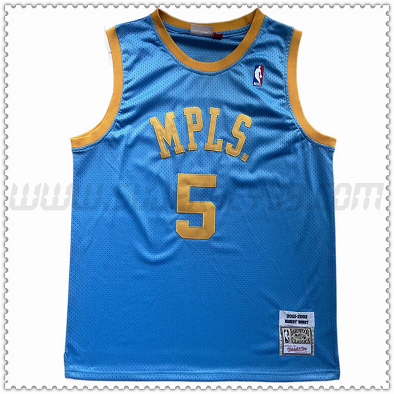 Camiseta Los Angeles Lakers (BRYANT #5) 202022 2023 Azul claro