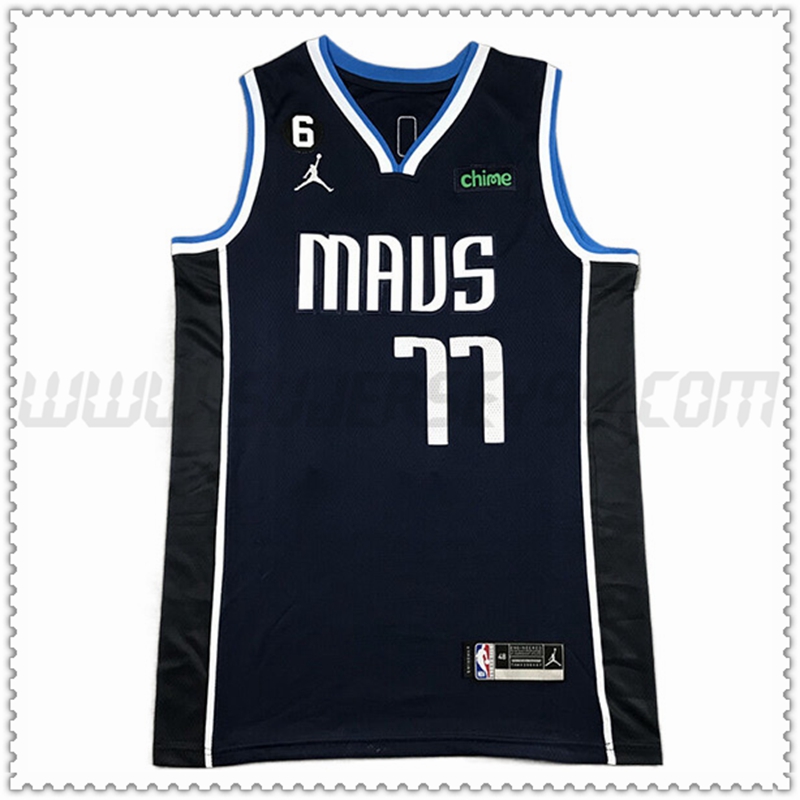 Camiseta Dallas Mavericks (BRYANT #77) 202022 2023 Negro