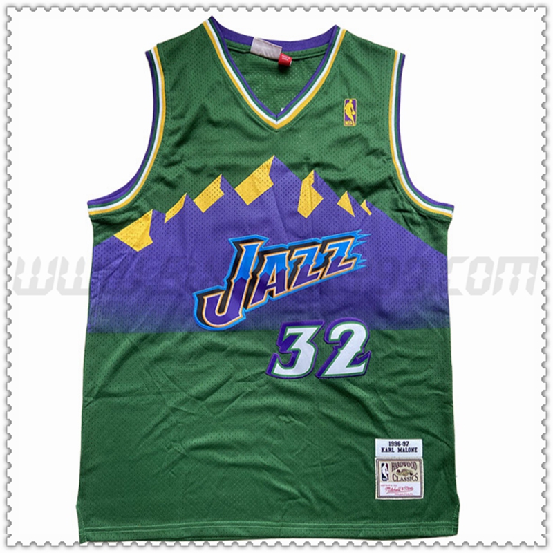 Camiseta Utah Jazz (MALONE #32) 202022 2023 Verde