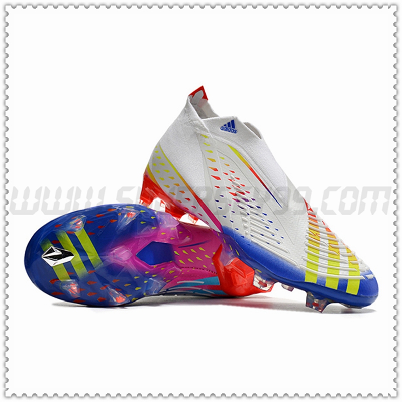 Adidas Zapatos de Futbol Predator FIFA World Cup Qatar 2022 Edge+ Blanco