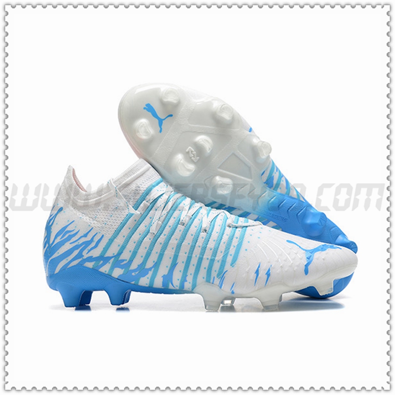 PUMA Zapatos de Futbol Future Z 1.3 Teazer FG Blanco/Azul