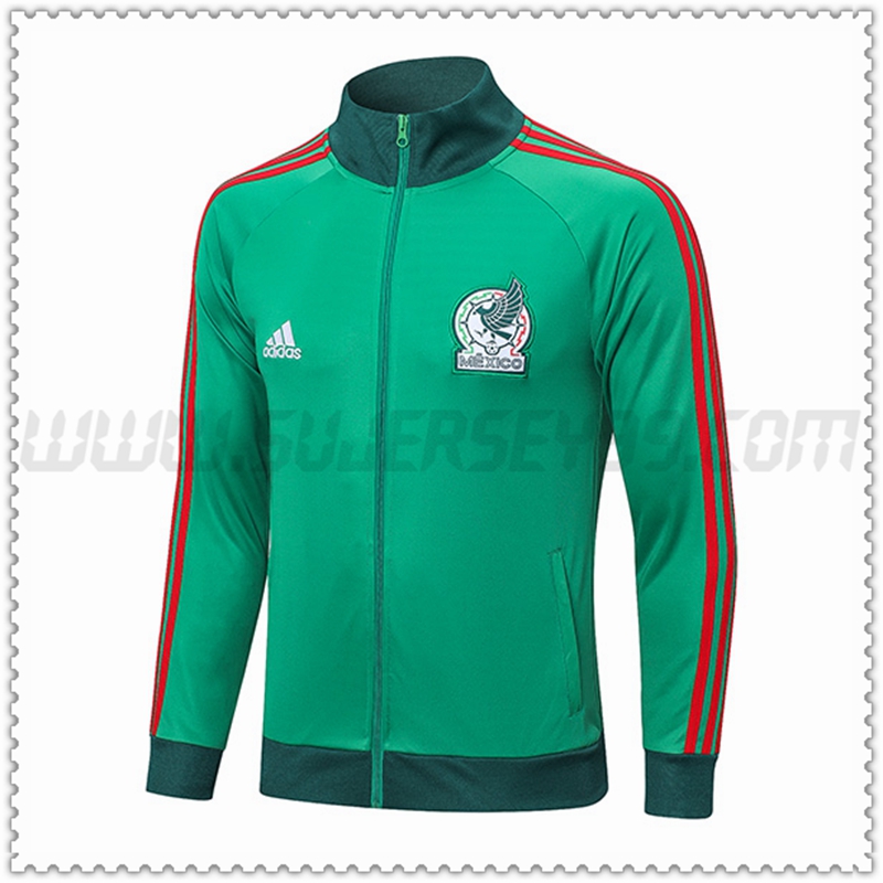 Chaqueta Futbol México Verde 2022 2023