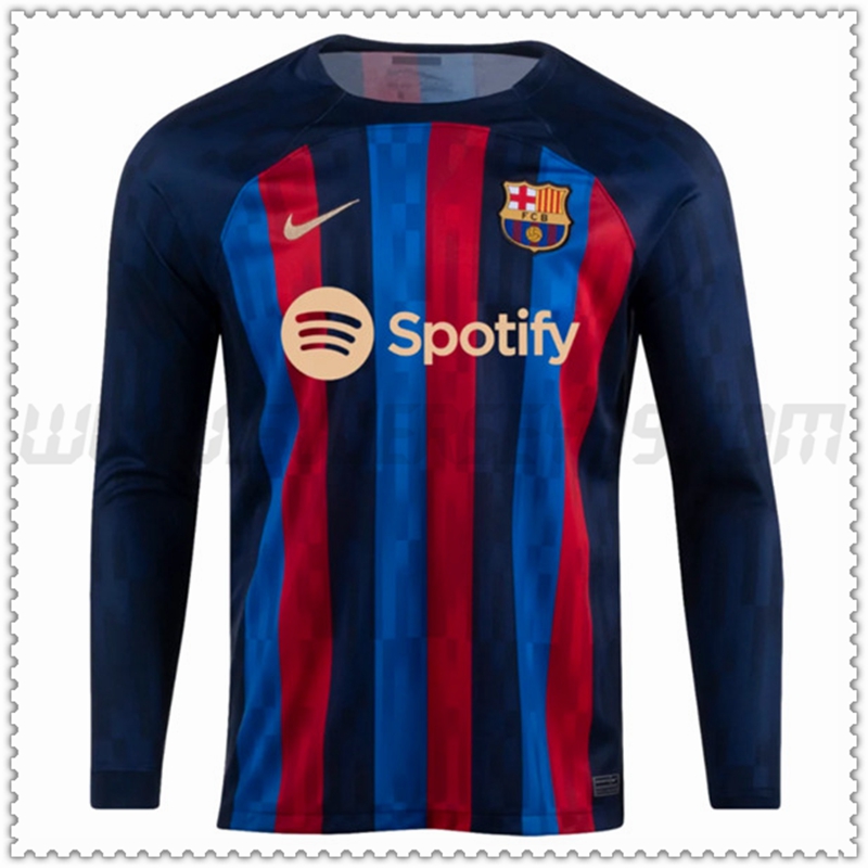 Nuevo Camiseta FC Barcelona Primera Manga Larga 2022 2023